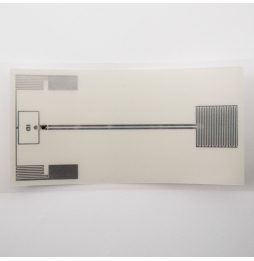 Błyszczące białe etykiety poliestrowe RFID z czujnikiem wilgotności