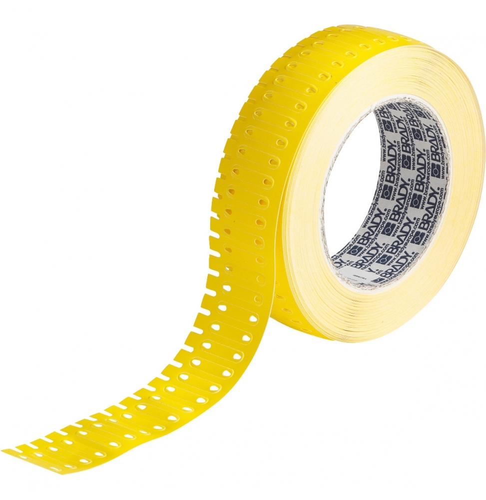 Oznaczniki kablowe Rapido polietylenowe żółte THT-01-7599-YL wym. 23.00 mm x 5.20 mm, 2500 szt.