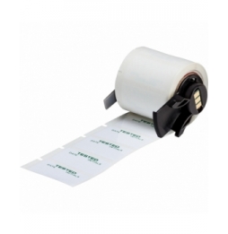 Etykiety poliestrowe zielone na białym PTL-30-423-TEST wym. 38.10 mm x 19.05 mm, 250 szt.