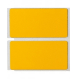 Etykiety poliestrowe z laminatem z pianki polietylenowej żółte THTEP-16-7593-YL wym. 90.00 mm x 45.00 mm, 500 szt.