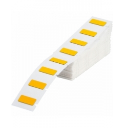 Etykiety poliestrowe z laminatem z pianki polietylenowej żółte M71EP-6-7593-YL wym. 45.00 mm x 15.00 mm, 100 szt.