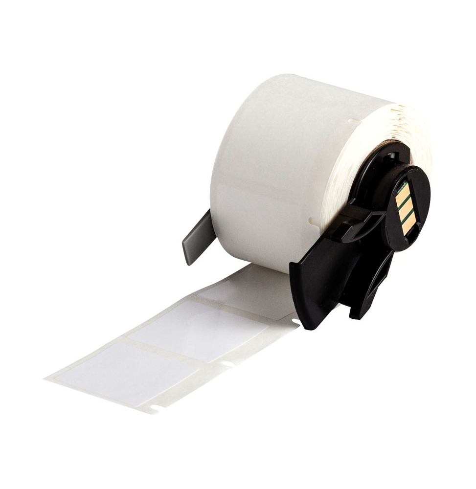 Etykiety poliestrowe białe PTL-19-423 wym. 25.40 mm x 25.40 mm, 250 szt.