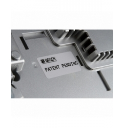 BPT-5-7563-2.5, Etykiety do drukarek termotransferowych, metalizowany poliester, srebrne, 12,70 mm x 25,40 mm