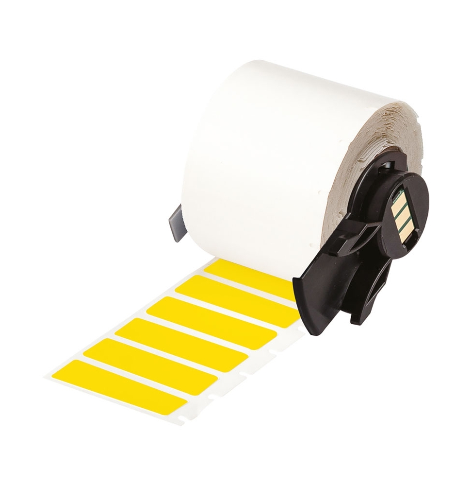 Etykiety z tkaniny nylonowej żółte PTL-47-499-YL wym. 20.00 mm x 7.95 mm, 750 szt.