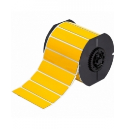 Etykiety poliestrowe żółte B30EP-174-593-YL wym. 101.60 mm x 25.40 mm, 300 szt.