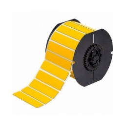 Etykiety poliestrowe żółte B30EP-175-593-YL wym. 76.20 mm x 19.05 mm, 375 szt.