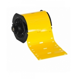 Przywieszki do kabli poliestrowe żółte B33-75x25-7598-YL wym. 75.00 mm x 25.00 mm, 500 szt.