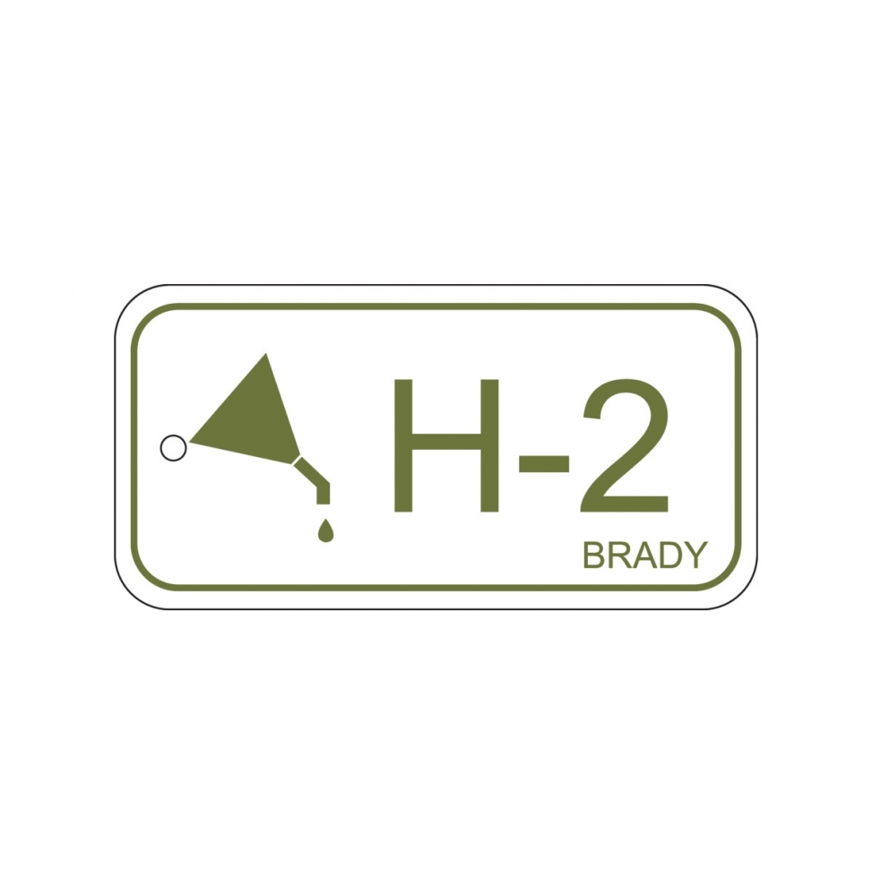 Zawieszka identyfikująca źródło energii – energia hydrauliczna (25szt.), ENERGY TAG-H-2-75X38MM-PP/25