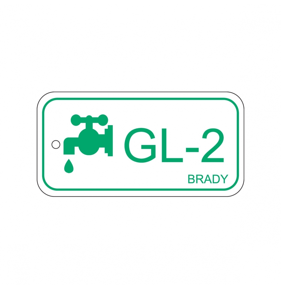 Zawieszka identyfikująca źródło energii – glikol (25szt.), ENERGY TAG-GL-2-75X38MM-PP/25