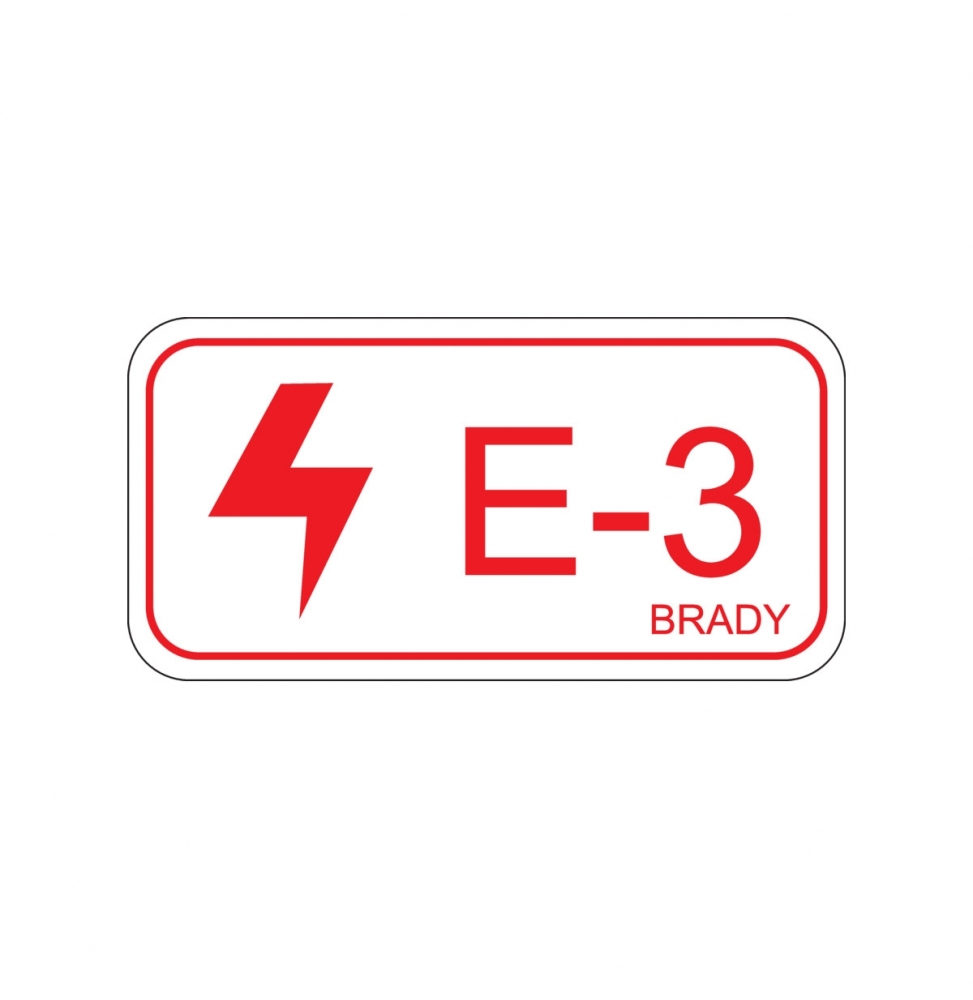 Etykieta identyfikująca źródło energii – energia elektryczna (5szt.), ENERGY TAG-E-3-75X38MM-SA/5