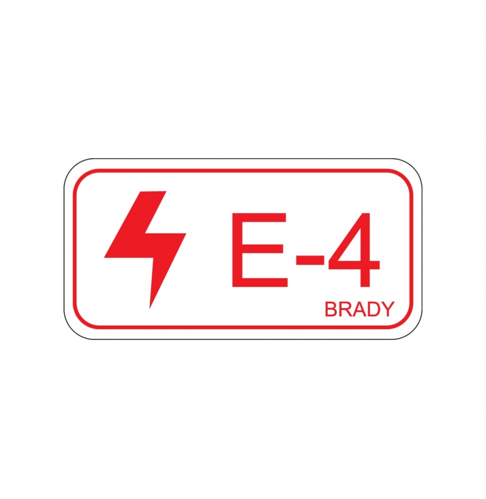Etykieta identyfikująca źródło energii – energia elektryczna (5szt.), ENERGY TAG-E-4-75X38MM-SA/5