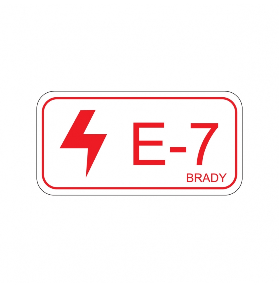Etykieta identyfikująca źródło energii – energia elektryczna (5szt.), ENERGY TAG-E-7-75X38MM-SA/5