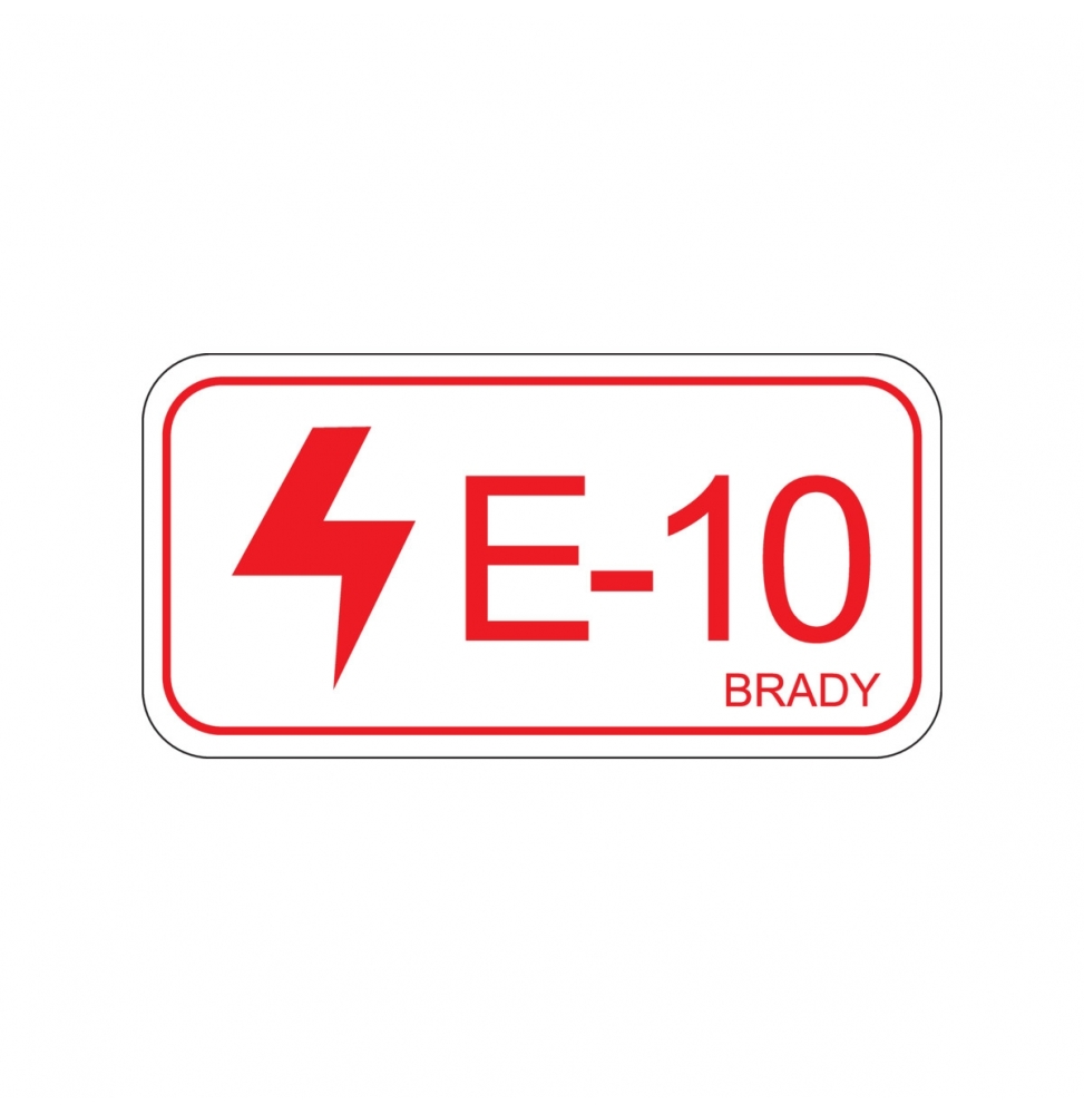 Etykieta identyfikująca źródło energii – energia elektryczna (5szt.), ENERGY TAG-E-10-75X38MM-SA/5
