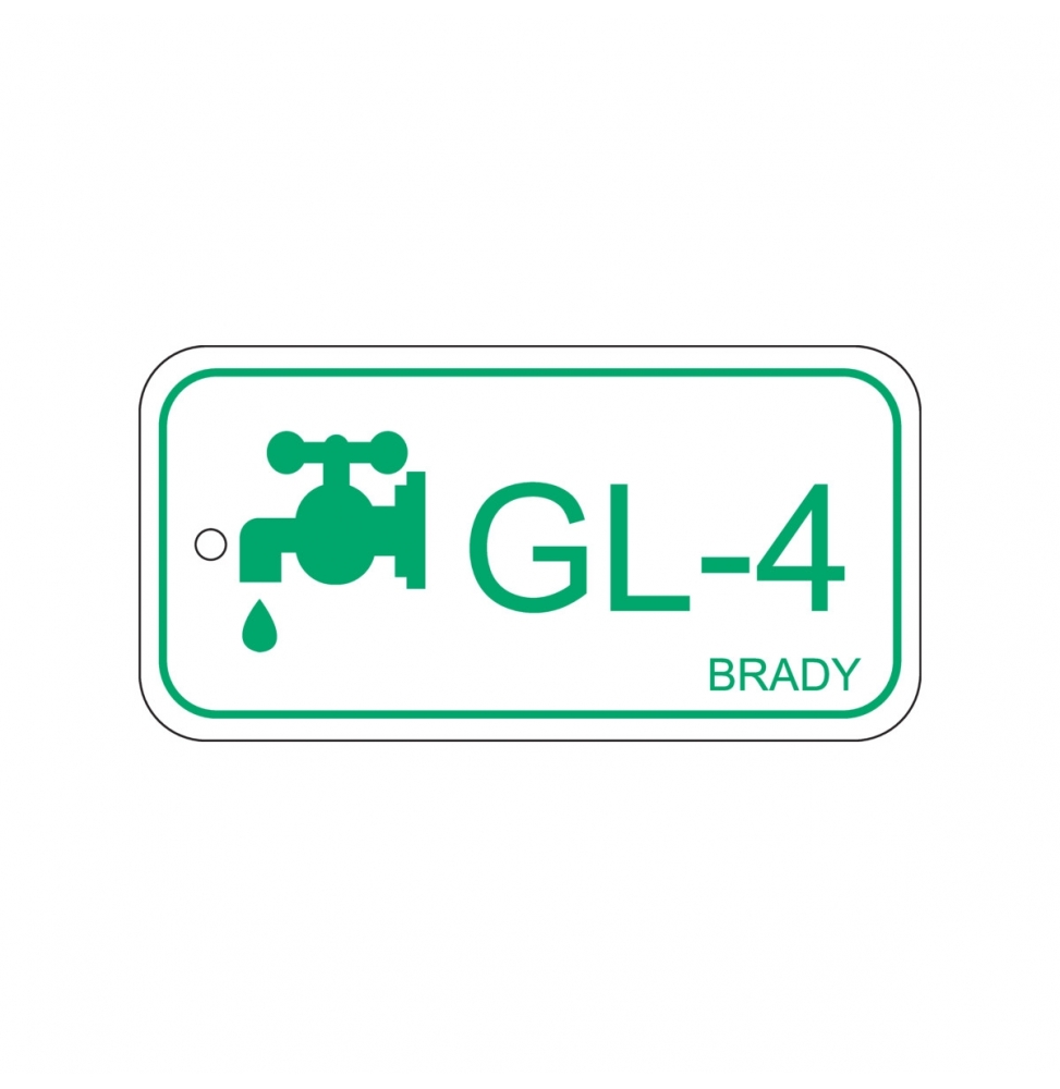 Zawieszka identyfikująca źródło energii – glikol (25szt.), ENERGY TAG-GL-4-75X38MM-PP/25