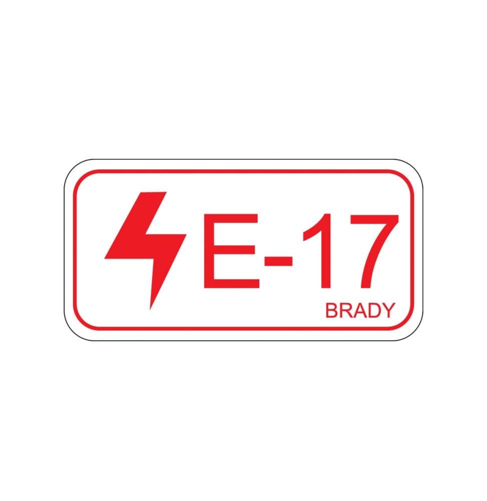 Etykieta identyfikująca źródło energii – energia elektryczna (5szt.), ENERGY TAG-E-17-75X38MM-SA/5