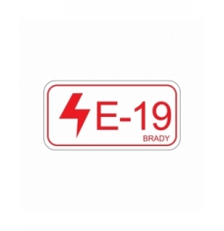 Etykieta identyfikująca źródło energii – energia elektryczna (5szt.), ENERGY TAG-E-19-75X38MM-SA/5