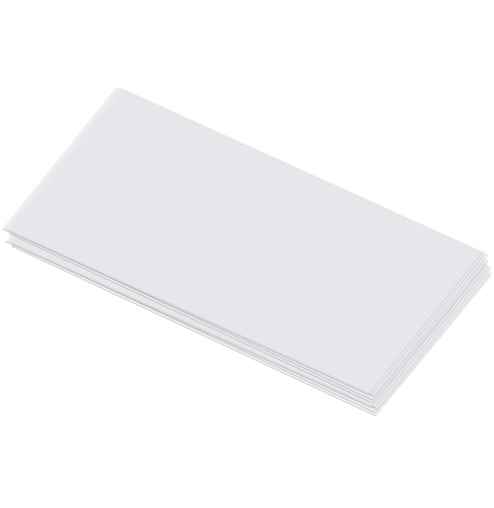 Bezbarwny akrylowy półsztywny panel 254 mm × 355 mm (10szt.)