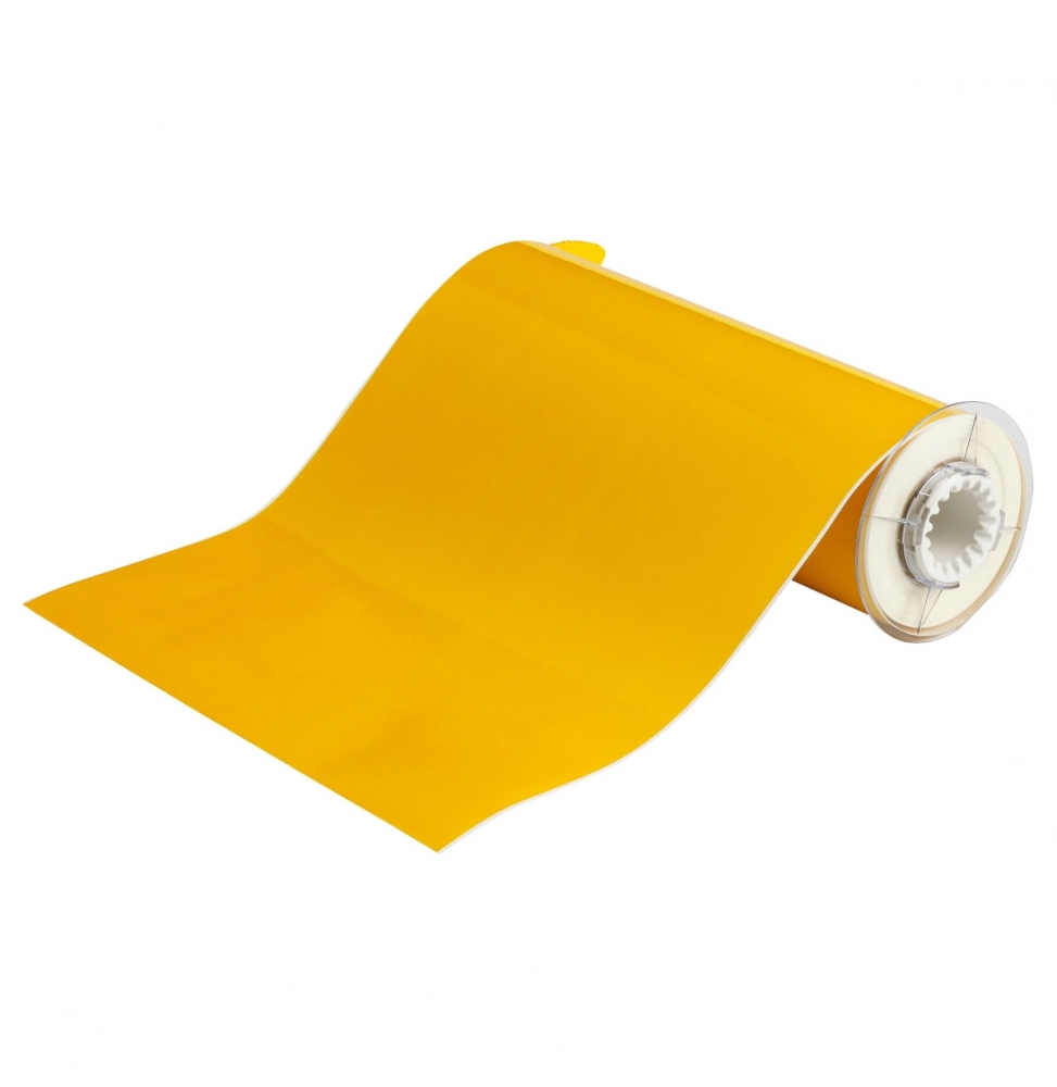 Taśma poliestrowa żółta B85-250x15M-569-YL wym. 254.00 mm x 15.24 m