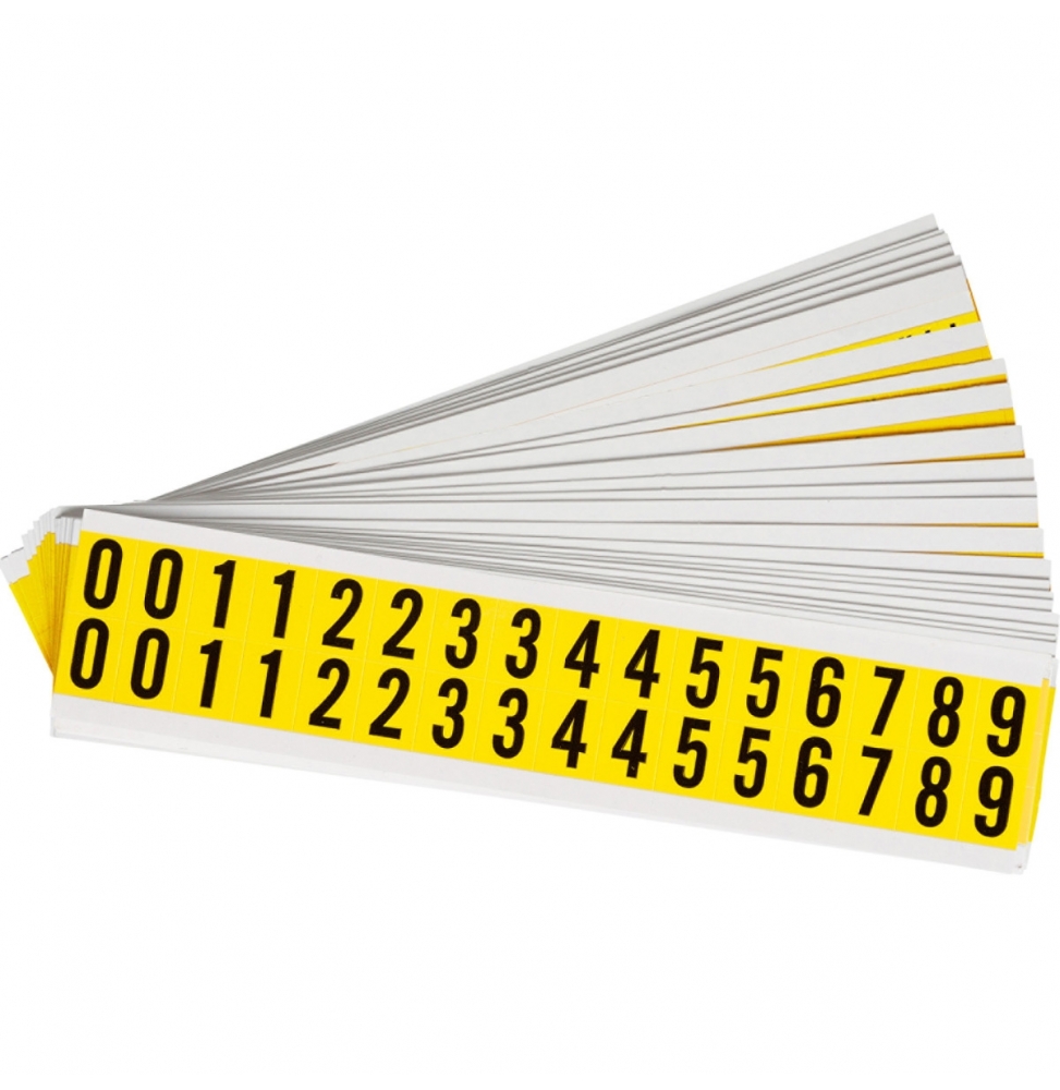 Pakiety: zestaw cyfr na pasku do stosowania w pomieszczeniach (800szt.)