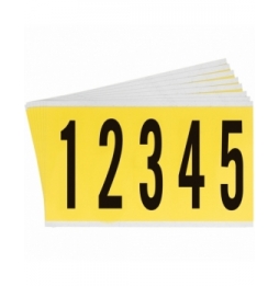 Pakiety: zestaw cyfr na pasku do stosowania w pomieszczeniach (125szt.)