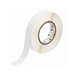 Etykiety z tkaniny nylonowej białe THT-125-499-3 wym. 22.86 mm x 12.70 mm, 3000 szt.