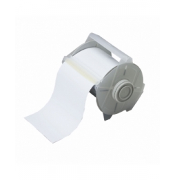 Taśma magnetyczna poliestrowa biała Globalmark tapes - 108 mm White Magnetic Tape wym. 107.95 mm x 7.62 m