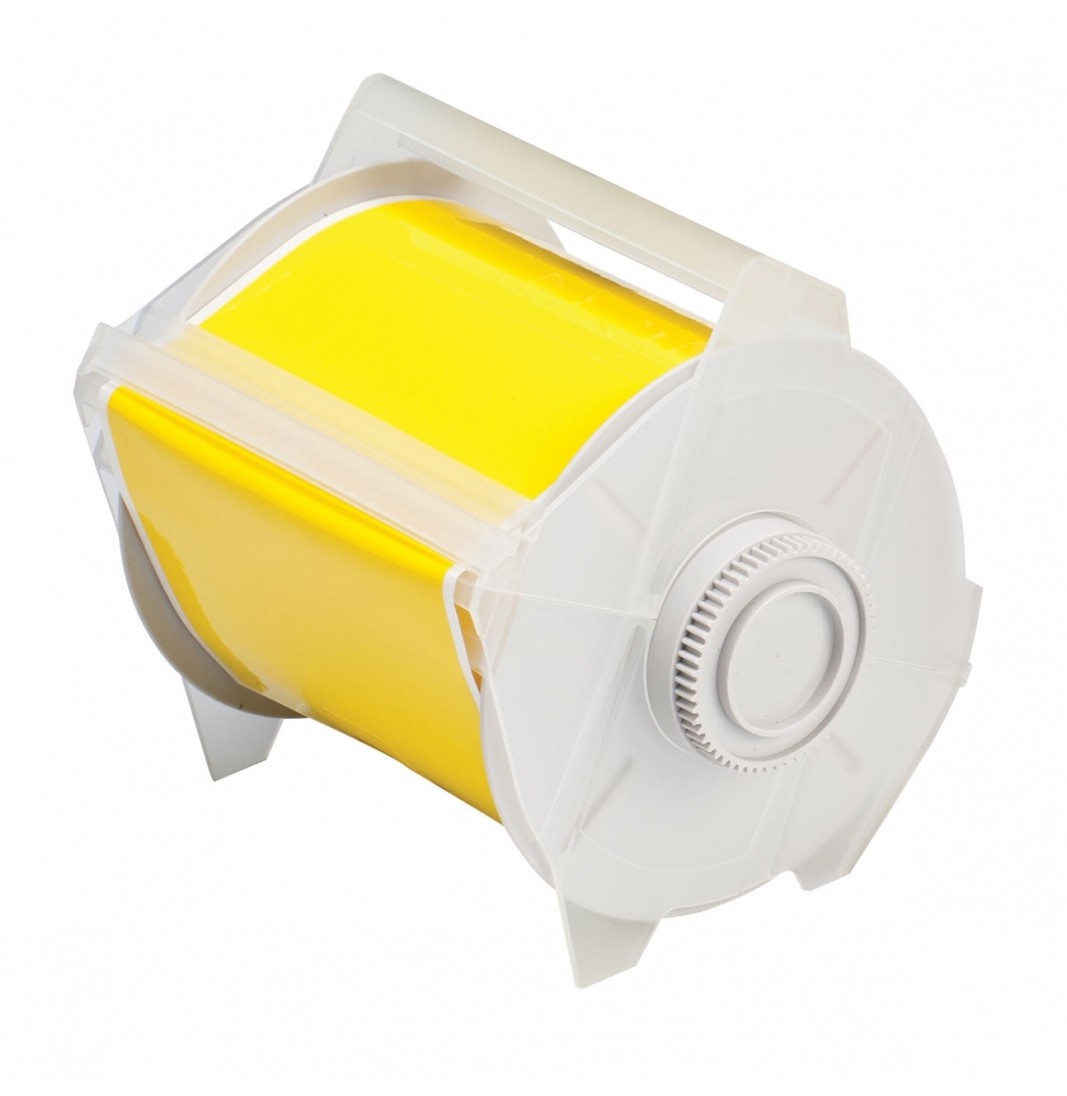 Taśma poliestrowa żółta Globalmark tapes - B-549  Cold Temperature 100 mm Yellow wym. 101.60 mm x 30.48 m