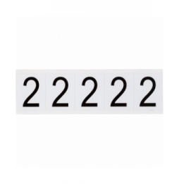 Takie same cyfry i litery na jednej karcie do stosowania w pomieszczeniach i … (125szt.)