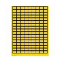 Puste etykiety z możliwością zapisywania w arkuszach – żółte bez ramki (6750szt.), WOB-820-G.O.R.