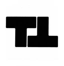 Wykrawane kształty ToughStripe (L, T, +, ślady itp.) (20szt.), BLACK B-514 FLOOR TS 76,2 X 203,2