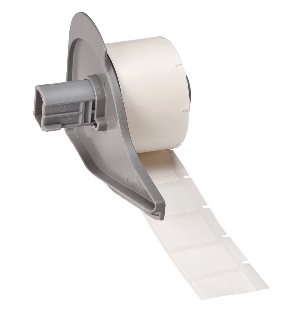 Etykiety z tkaniny nylonowej białe M71-18-499 wym. 19.05 mm x 25.40 mm, 250 szt.
