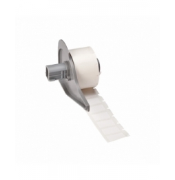 Etykiety z tkaniny nylonowej białe M71-84-499 wym. 22.86 mm x 12.70 mm, 500 szt.