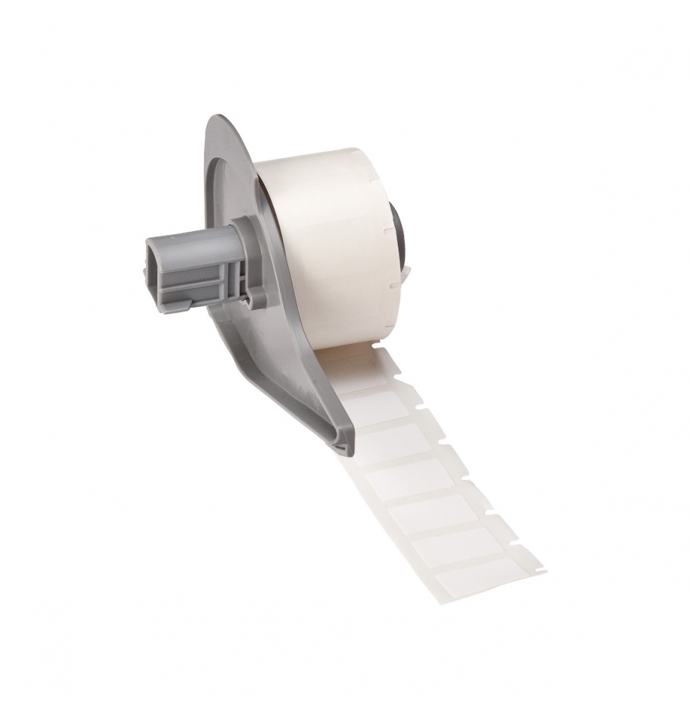 Etykiety z tkaniny nylonowej białe M71-84-499 wym. 22.86 mm x 12.70 mm, 500 szt.