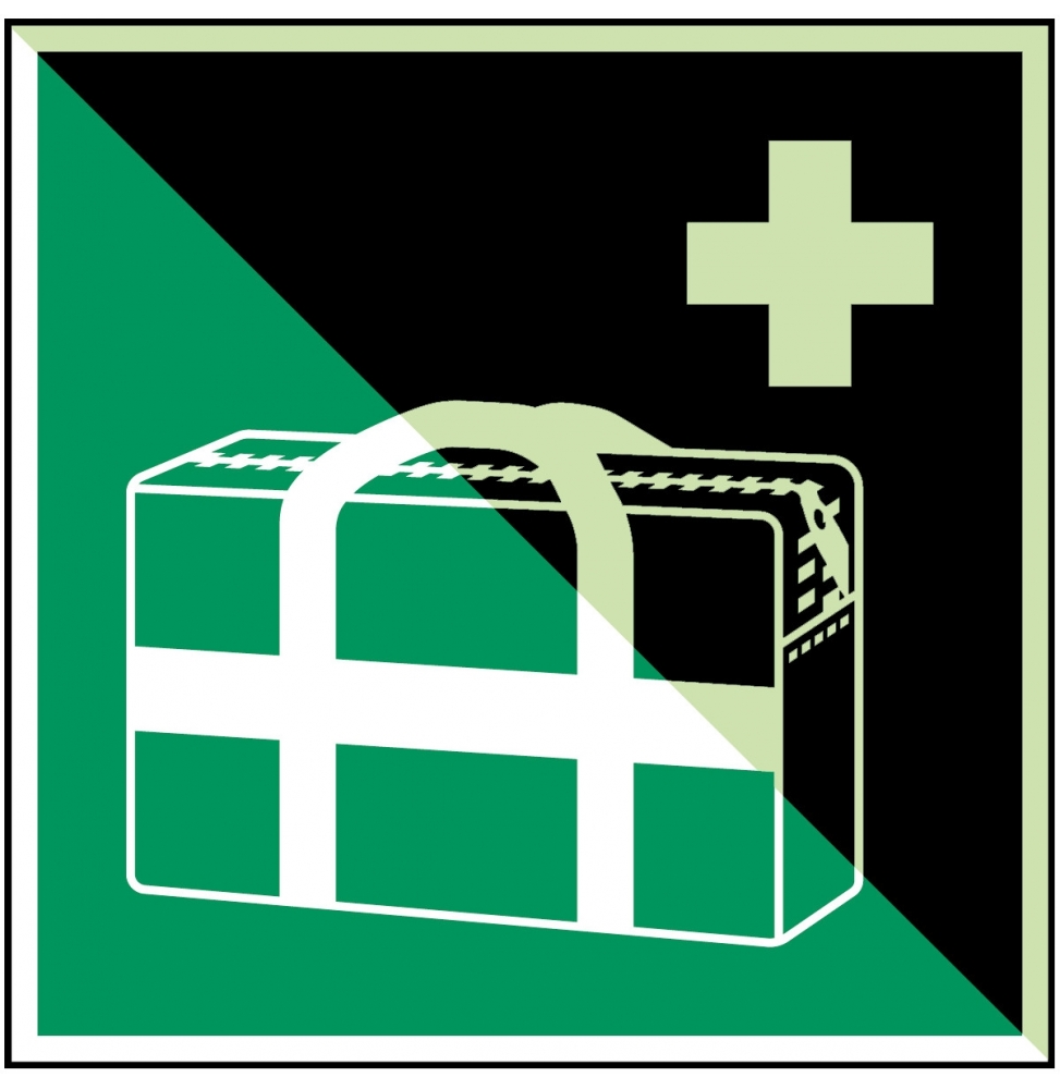 Podręczna torba medyczna – ISO 7010, E/E027/NT-PP-PHOLUMB-100X100/1-B