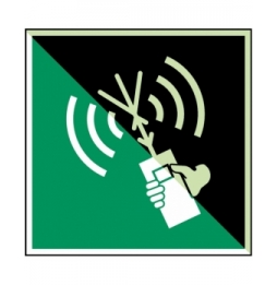 Radiotelefon VHF do łączności dwukierunkowej – ISO 7010, E/E051/NT-SA-PHOLUMC-200X200/1-B