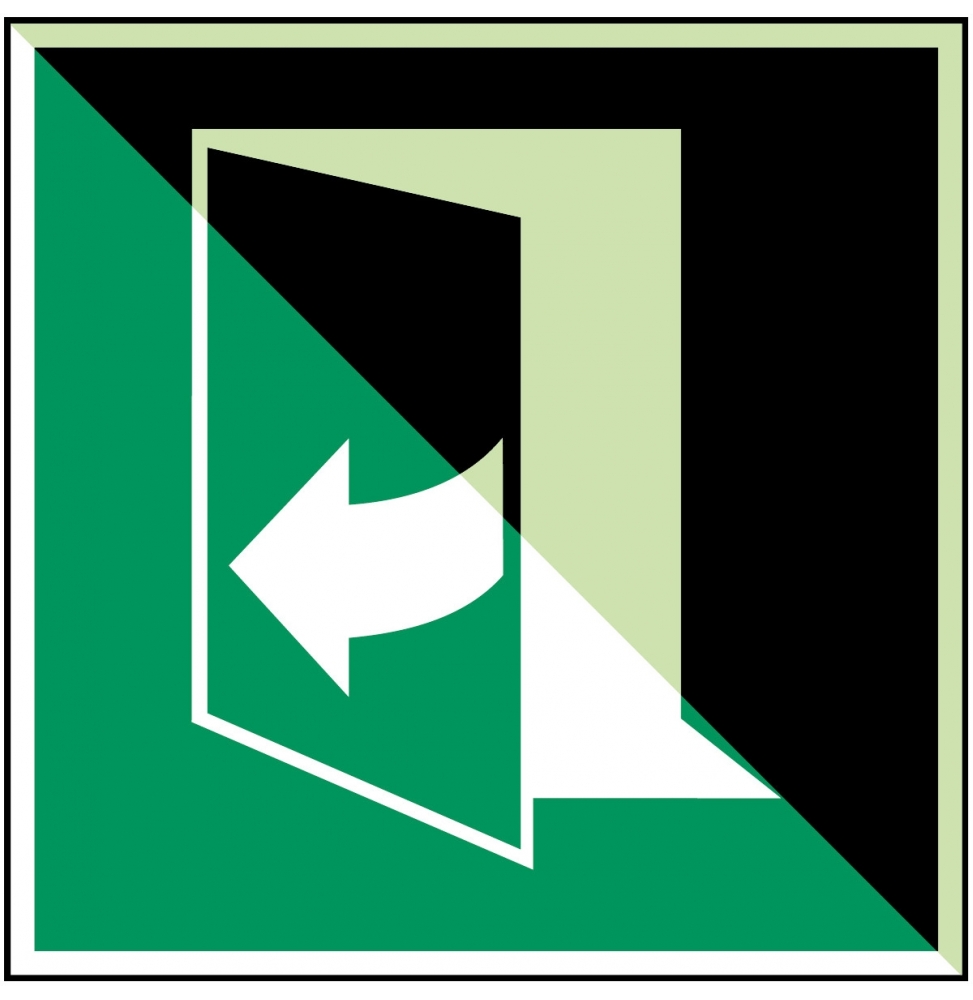Ciągnąć z prawej strony, aby otworzyć – ISO 7010, E/E058/NT-SA-PHOLUMB-100X100/1-B