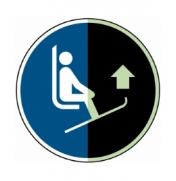Nakaz podniesienia przodów nart – ISO 7010, M/M036/NT-SA-PHOLUMC-DIA150/1-B