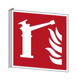 Monitor pożarowy – ISO 7010, F/F015/NT-BIPVC-150X150/1-B