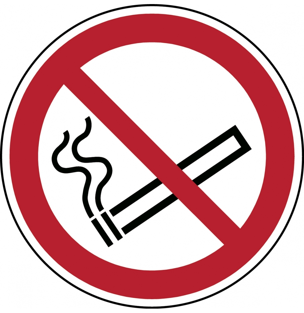 Zakaz palenia – ISO 7010 (18szt.), P/P002/NT-SA-DIA 20/18-B