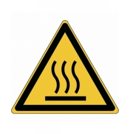 Ostrzeżenie przed gorącą powierzchnią – ISO 7010 (18szt.), W/W017/NT-SA-TRI 20/18-B