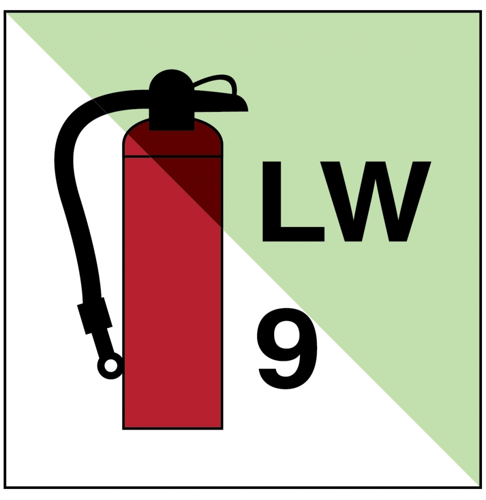 Gaśnica płynowa LW9 – IMO, F/IMO180-PP-PHOLUMC-150x150/1-B