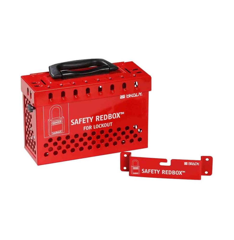 Skrzynka blokowania grupowego LOTO Safety redbox - czerwona, 145579