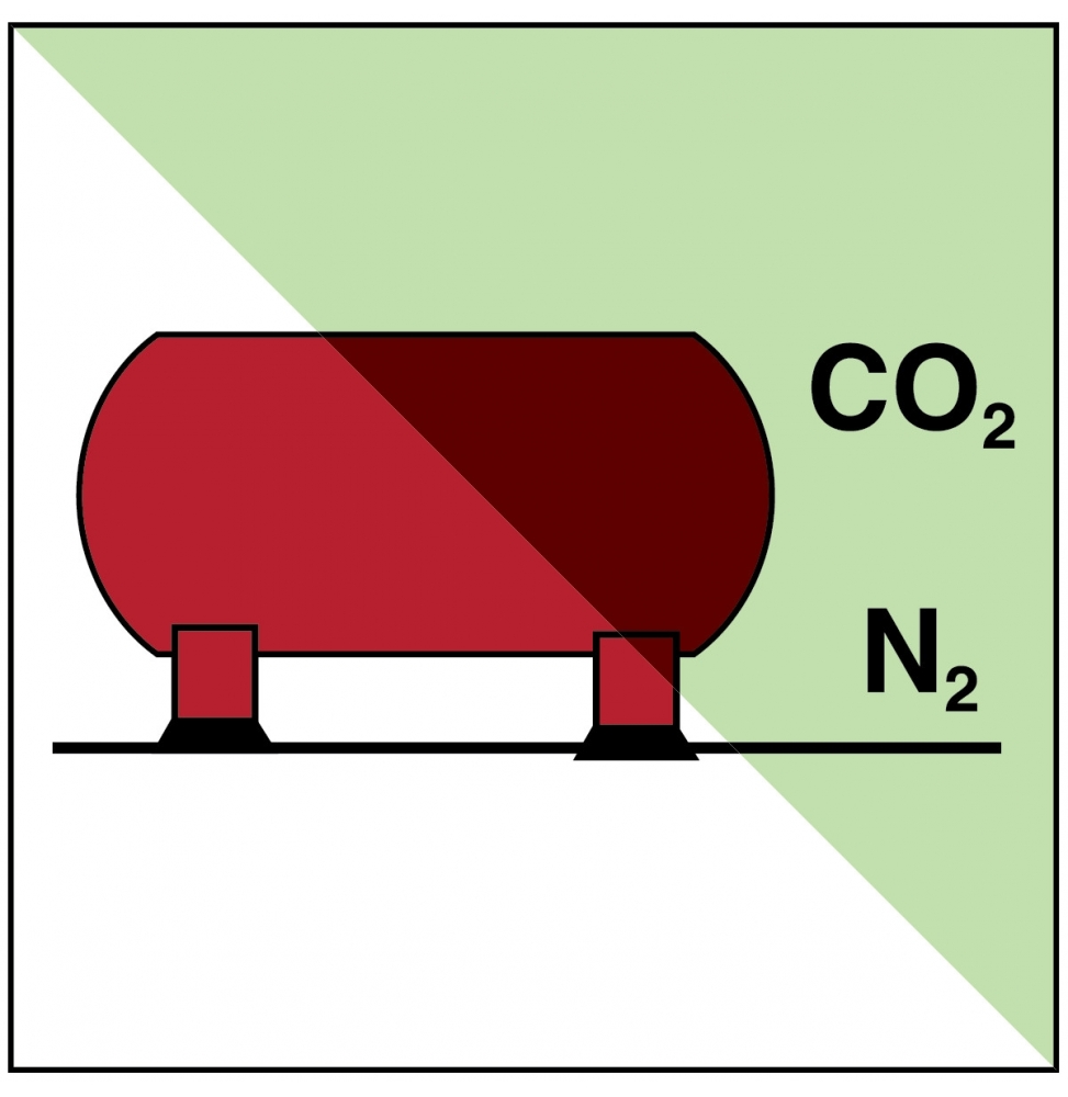 Zbiornik instalacji CO2/N2 – IMO, F/IMO175-SA-PHOLUMC-150X150/1-B