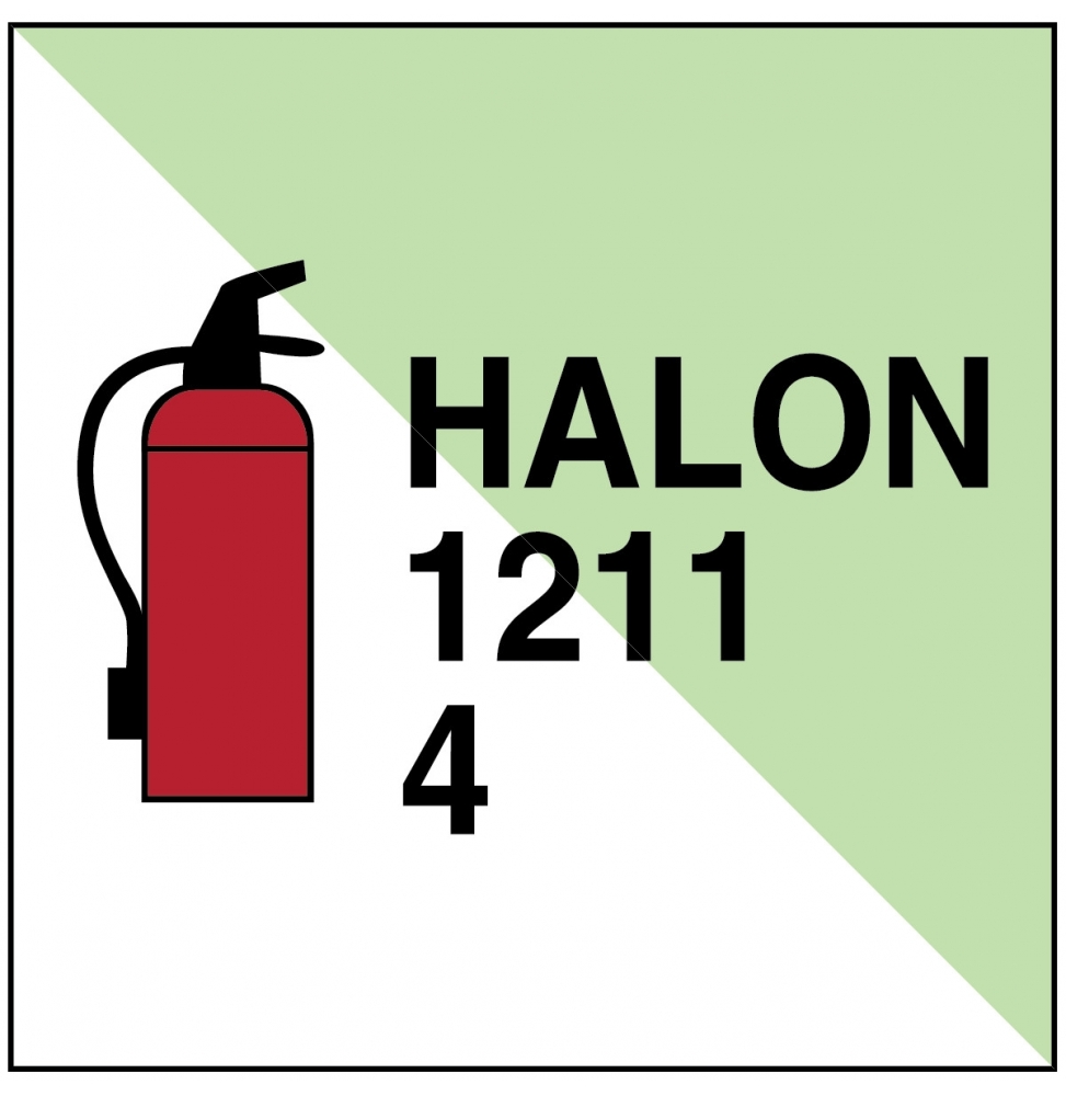 Gaśnica halonowa 1211/4 – IMO, F/IMO181-SA-PHOLUMC-150X150/1-B