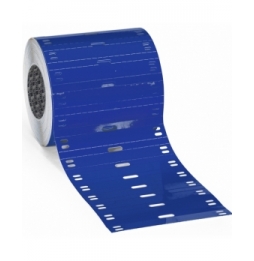 Przywieszki do kabli poliestrowe niebieskie THT-7510-7598-BL wym. 75.00 mm x 10.00 mm, 1000 szt.