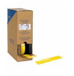 Przywieszki do kabli poliestrowe żółte BM71-15X75-7598-YL wym. 15.00 mm x 75.00 mm, 250 szt.