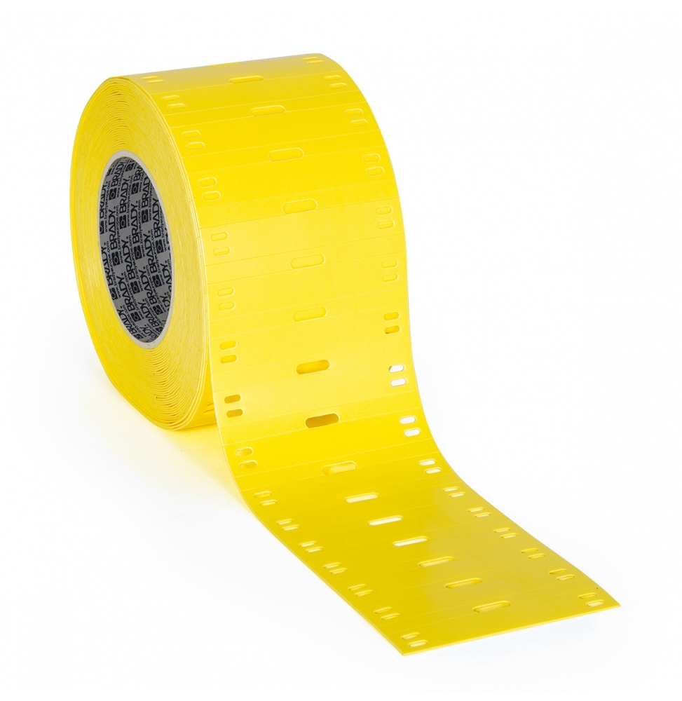 Przywieszki do kabli poliolefinowe żółte THT-6010-348-YL wym. 60.00 mm x 10.00 mm, 750 szt.
