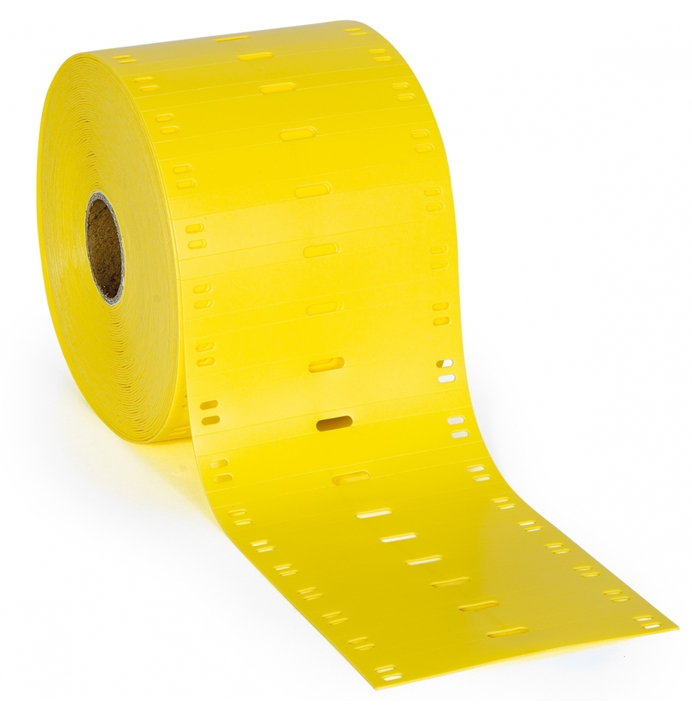 Przywieszki do kabli poliolefinowe żółte BPT-7510-348-YL wym. 75.00 mm x 10.00 mm, 750 szt.