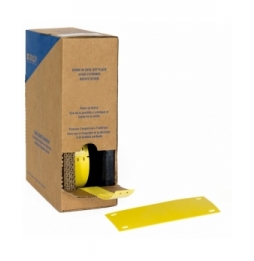 Przywieszki do kabli poliolefinowe żółte BM61-25x75-348-YL wym. 25.00 mm x 75.00 mm, 250 szt.