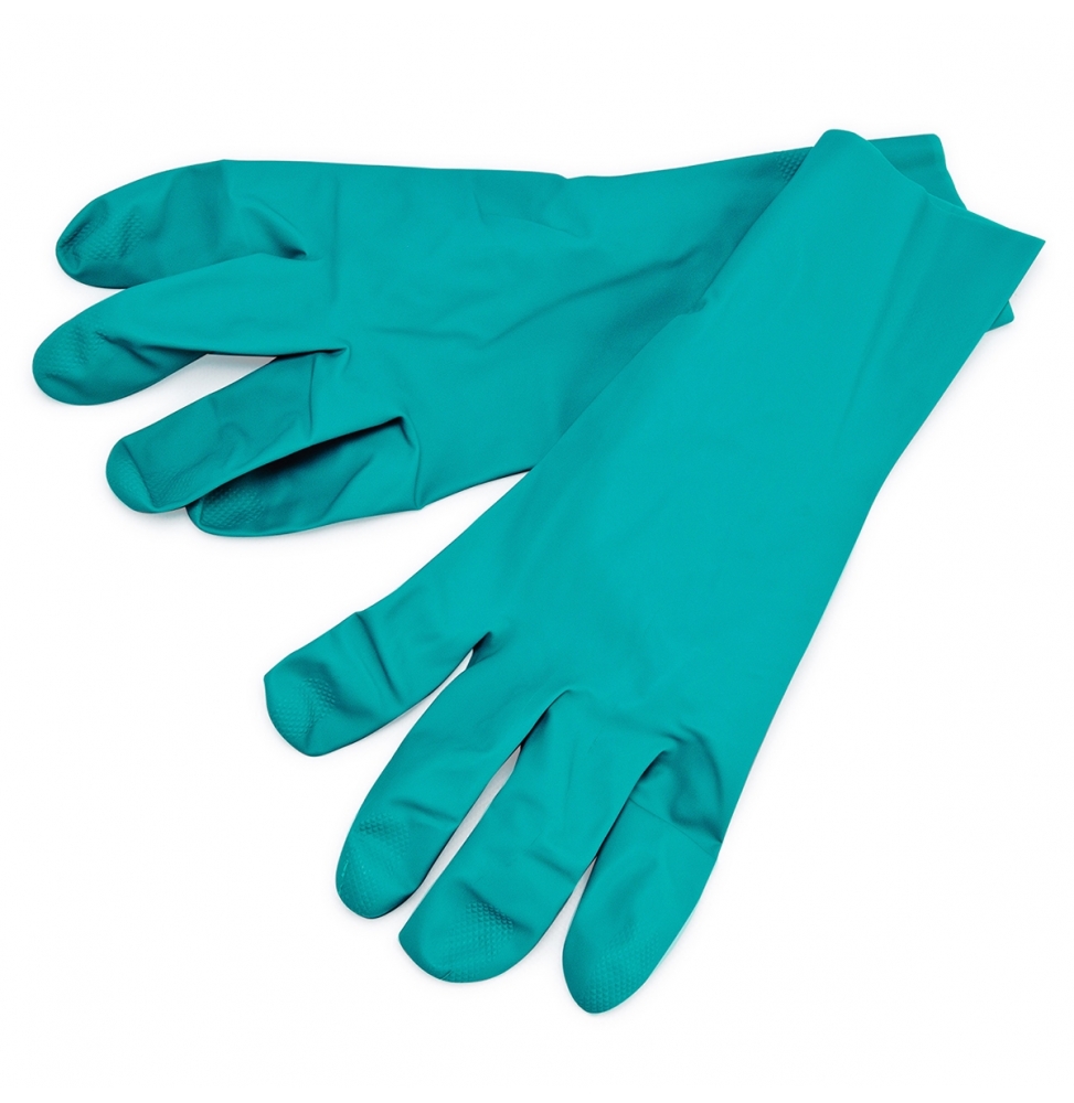 Zielone rękawice nitrylowe, SPK-HAND-HAZ